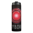 Search for red superhero mugs Cyborg logo