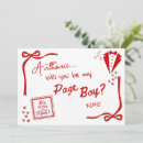 Search for page boy invitations Will you be my
