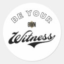 Search for witness stickers Typography