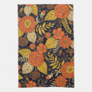 Search for orange and navy tea towels Vintage