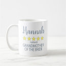 Search for grandmother of the bride mugs Bridal party
