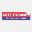 Search for president mitt bumper stickers Presidential