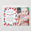 Search for strawberry birthday invitations Blueberry
