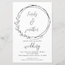 Search for laurel wedding invitations Black and white