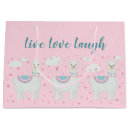 Search for llama gift bags Girly