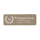 Search for laurel return address labels Country