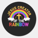 Search for rainbow cross stickers Jesus
