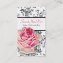Search for toile business cards Roses