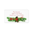 Search for holly berries return address labels Pinecone