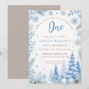 Search for winter onderland invitations Blue