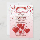 Search for valentines day party invitations Hearts