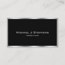 Search for black and silver chrome business cards Professional