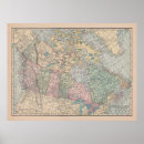Search for vintage canada map posters Old
