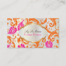 Search for passionate business cards Damask