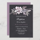 Search for chalkboard christening invitations Floral
