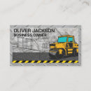 Search for road construction business cards Cement