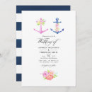 Search for floral nautical wedding invitations Ocean