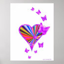 Search for heart rainbow posters Butterfly