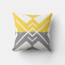 Search for yellow and grey geometric cushions White
