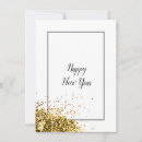 Search for business new years cards Gold