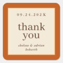 Search for orange square stickers Typography