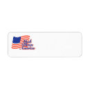 Search for god return address labels Patriotic