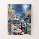 Search for nativity scene puzzles Christian