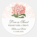 Search for candy buffet wedding stickers Pink