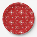 Search for 1950s christmas plates Red