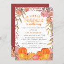 Search for little pumpkin on the way baby shower invitations Pink
