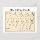 Search for bunny drawing postcards Vintage