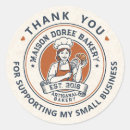 Search for thank you bakery stickers Sweet desserts