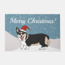Search for corgi christmas doormats Pembroke welsh corgi