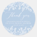 Search for blue and white floral stickers Bride