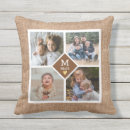 Search for burlap outdoor cushions Monogrammed
