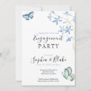 Search for butterfly engagement party invitations Blue