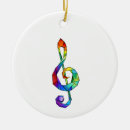 Search for treble clef christmas tree decorations Sound
