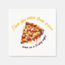 Search for love pizza napkins Foodie