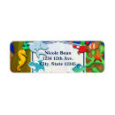 Search for kids birthday return address labels Colourful