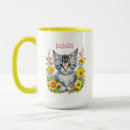 Search for grey kitten mugs Watercolor