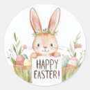 Search for easter flower stickers Rabbit