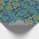 Search for red and blue wrapping paper William morris