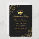 Search for gold glitter graduation invitations Modern