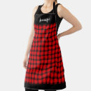 Search for plaid monogram aprons Trendy