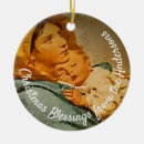 Search for madonna and child christmas tree decorations Catholic