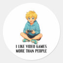 Search for game design stickers Funny