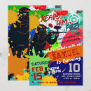 Search for paintball birthday invitations Paint splatter