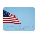 Search for patriotic rectangular magnets Red