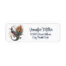 Search for birds of paradise return address labels Colourful