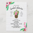 Search for flamingo and pineapple invitations Tropical